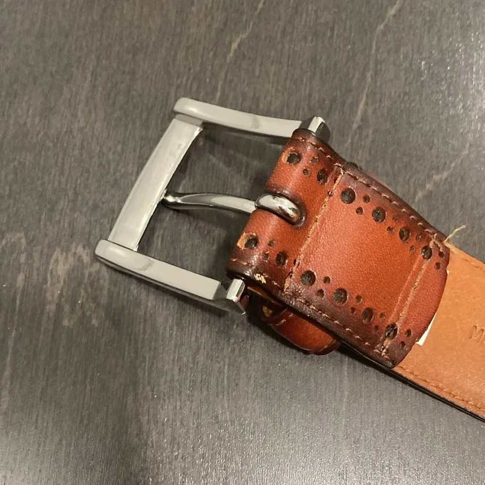 Johnston & Murphy Genuine Leather Belt Business Casual EUC Size 34